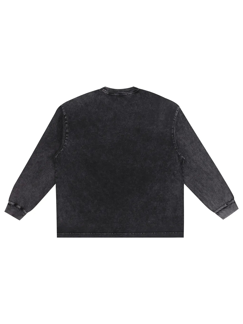 LUXURY TERMINAL - Snow Washed Frayed Edge T-Shirt