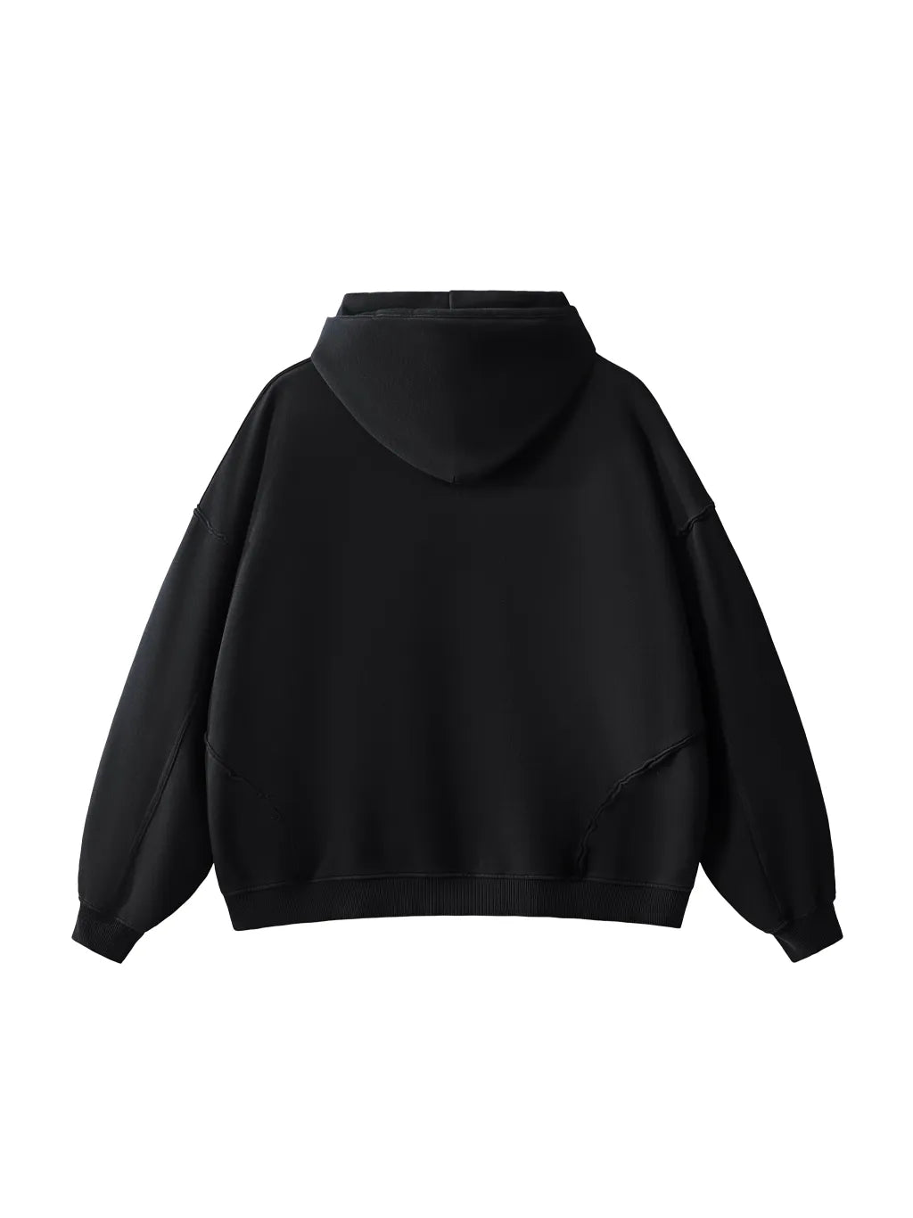 LUXURY TERMINAL - Raw-Seam Enzyme Washed Hoodie