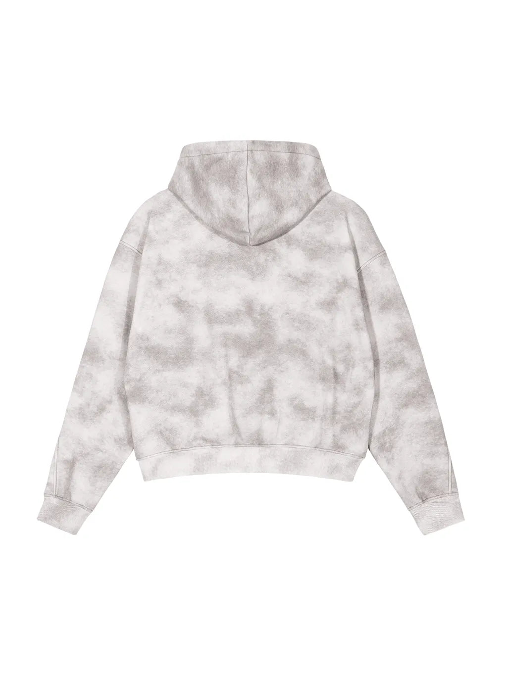 LUXURY TERMINAL - Dirty Washed Zip-Up Fleece Hoodie