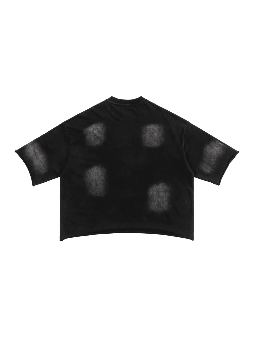 LUXURY TERMINAL - Sunfade French Terry Raw Edge T-Shirt