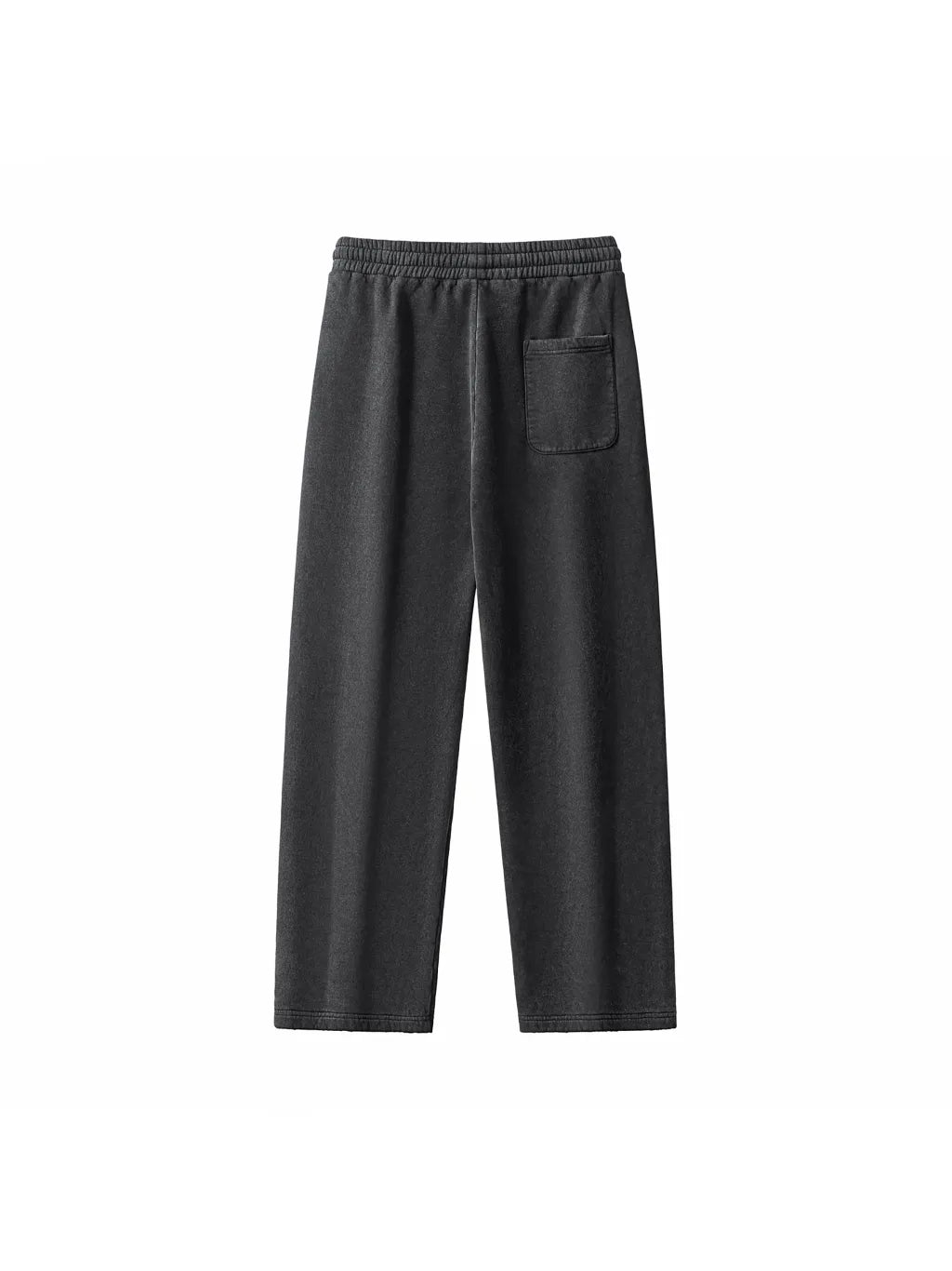 LUXURY TERMINAL - Frayed Enzyme Washed Fleece Sweatpants