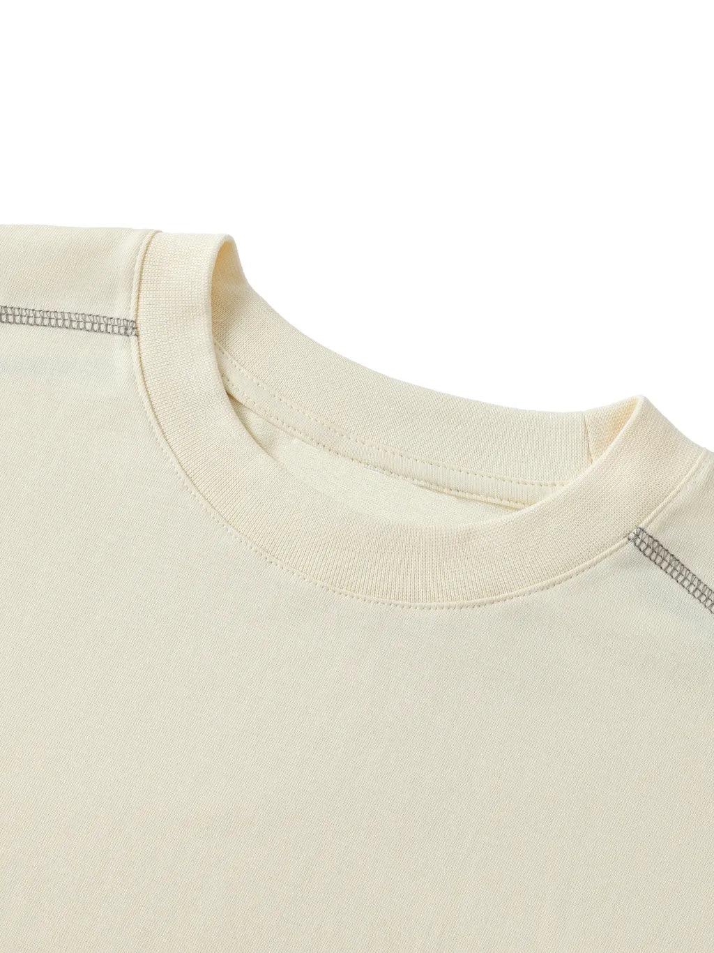 LUXURY TERMINAL - Oversized Contrast-Stitched Cotton Tee