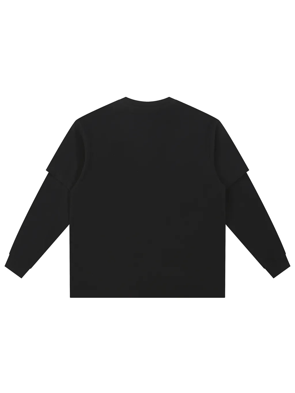 LUXURY TERMINAL - Layered Long Sleeve Oversized Tee