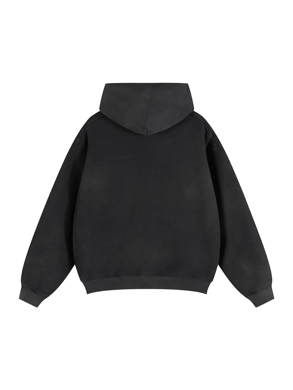 LUXURY TERMINAL - Sunfade Two-way Zipper Boxy Fleece Hoodie