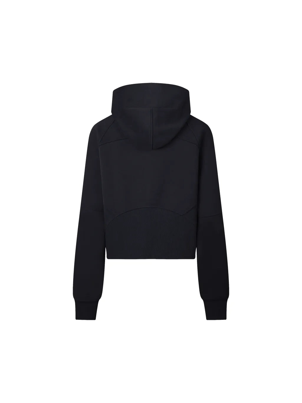 LUXURY TERMINAL - Cropped Half-Zip Hoodie