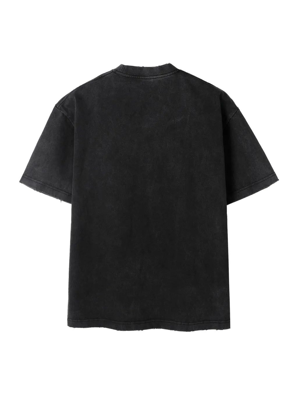 LUXURY TERMINAL - Heavyweight Vintage Washed Frayed T-Shirt