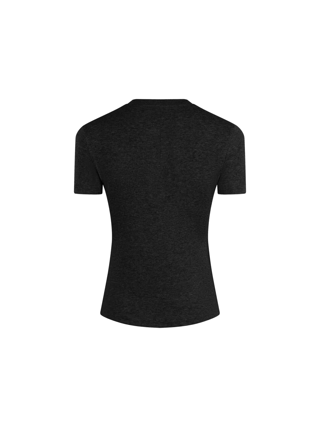 LUXURY TERMINAL - Modal Bodycon Henley Shirt