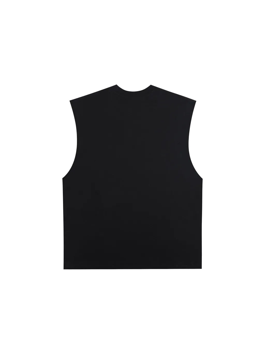 LUXURY TERMINAL - Raw Edge Cotton Tank Top
