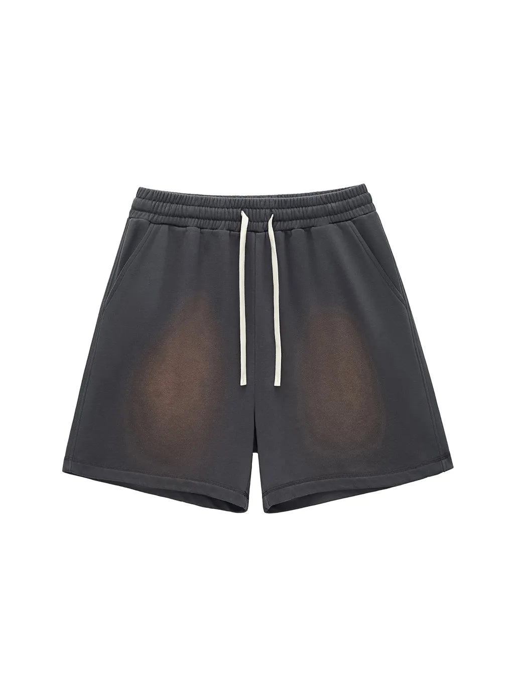 LUXURY TERMINAL - Sun Fade Raw Edge Cotton Shorts