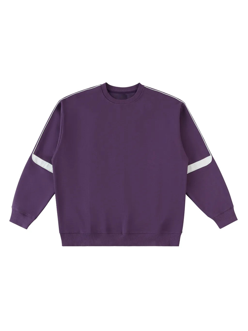 LUXURY TERMINAL - Oversized Crewneck Taped Sweatshirt