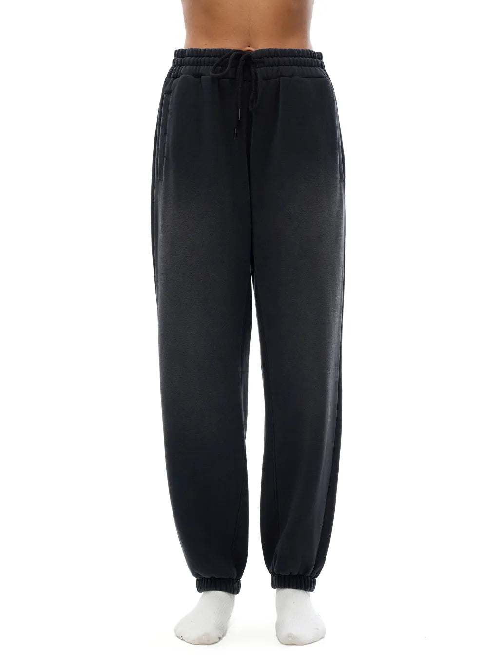 LUXURY TERMINAL - Vintage Washed Fleece Jogger Sweatpants