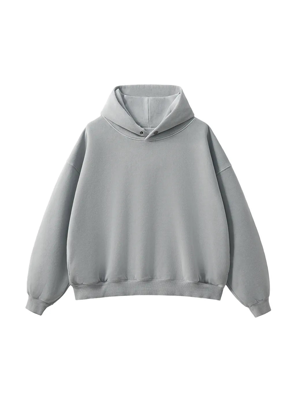 LUXURY TERMINAL - Frayed Enzyme Washed Fleece Hoodie
