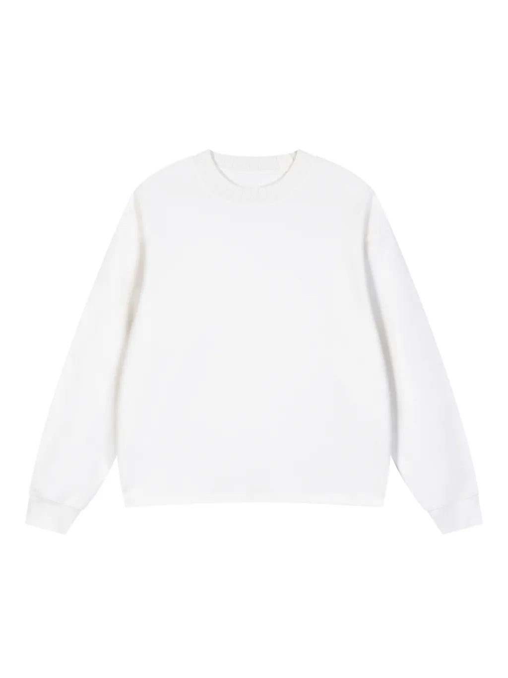 LUXURY TERMINAL - Knitted Round Neck Oversize Sweatshirt