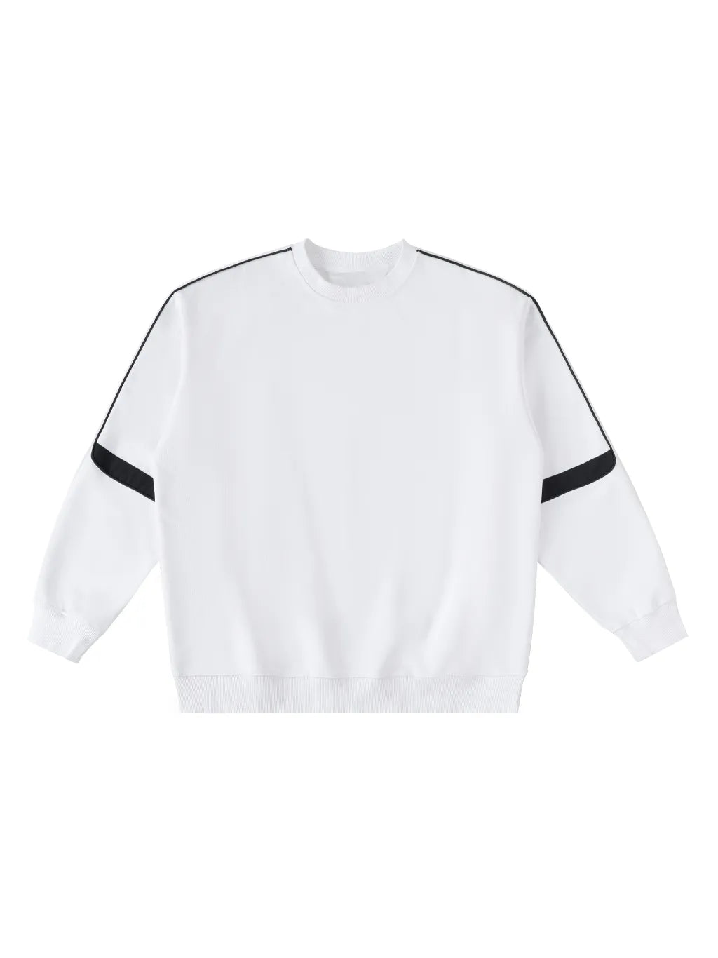 LUXURY TERMINAL - Oversized Crewneck Taped Sweatshirt
