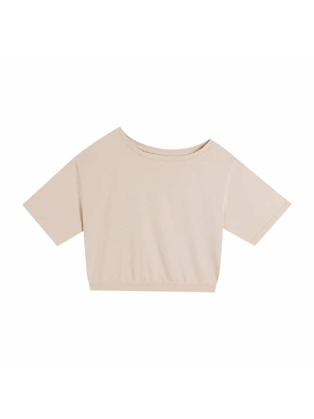 LUXURY TERMINAL - Asymmetric Shoulder Oversized Cotton T-Shirt