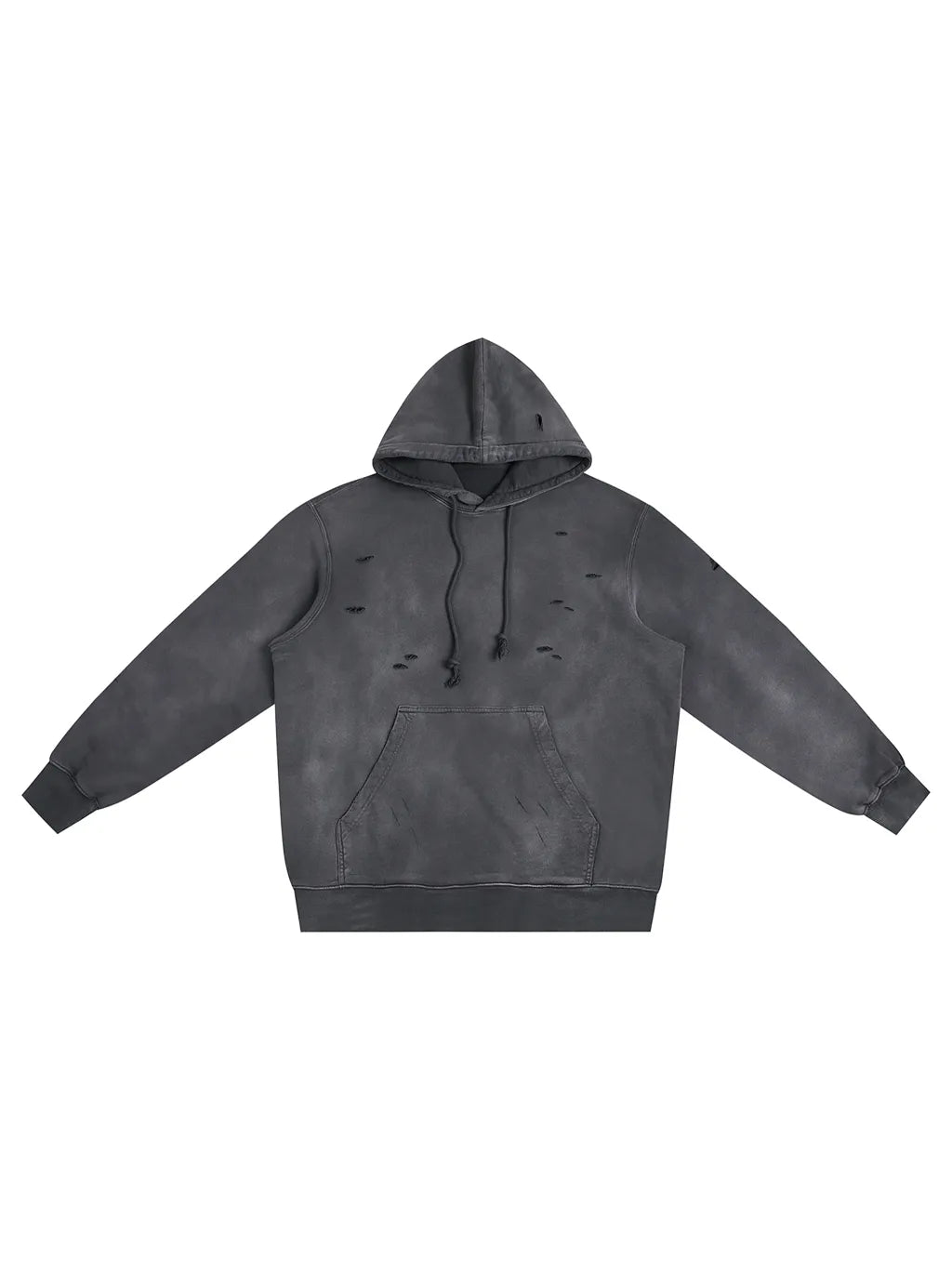 LUXURY TERMINAL - Distressed Vintage Wash Hoodie