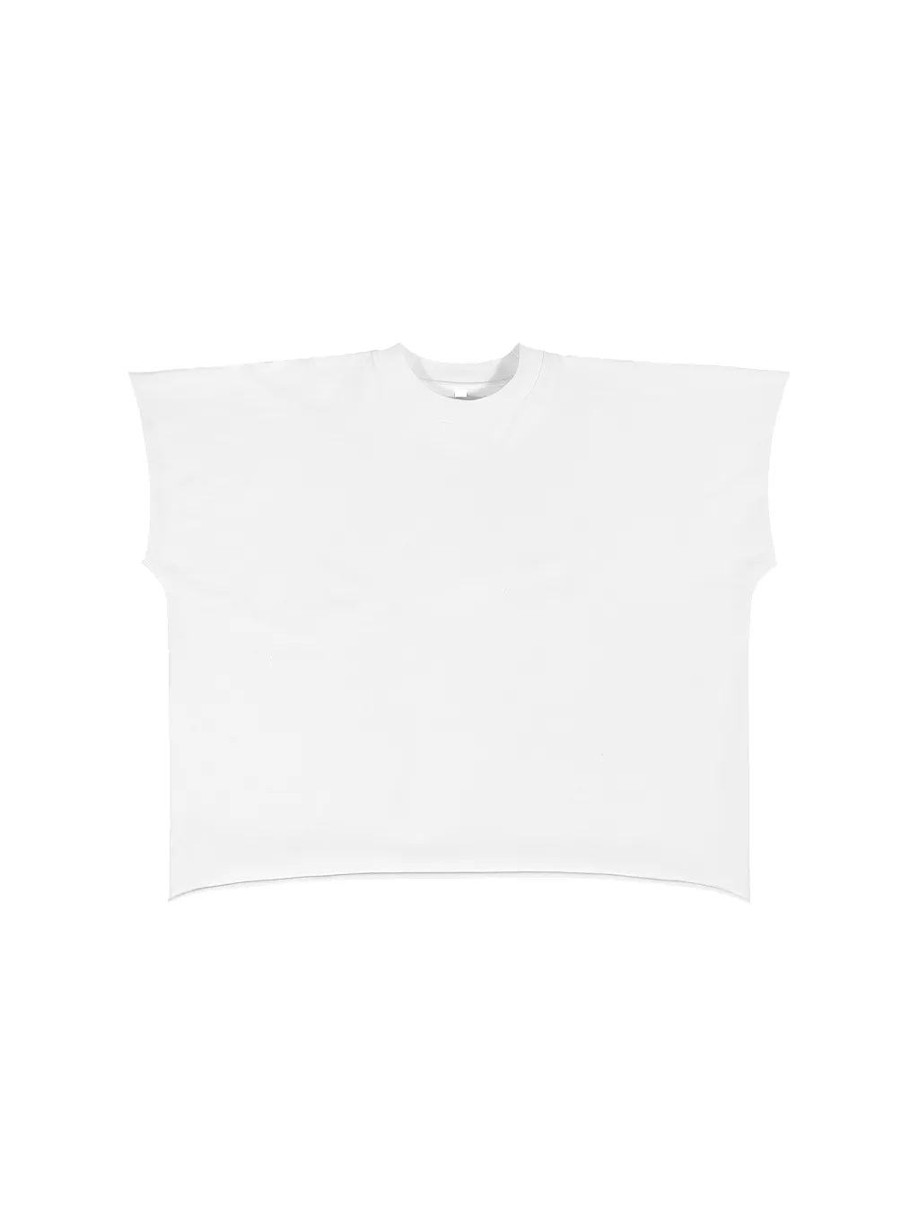 LUXURY TERMINAL - Raw Edge Boxy Non-Shrink T-Shirt