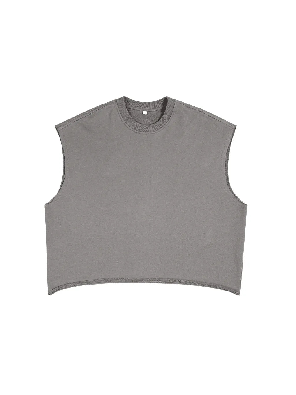 LUXURY TERMINAL - French Terry Boxy Tank Top