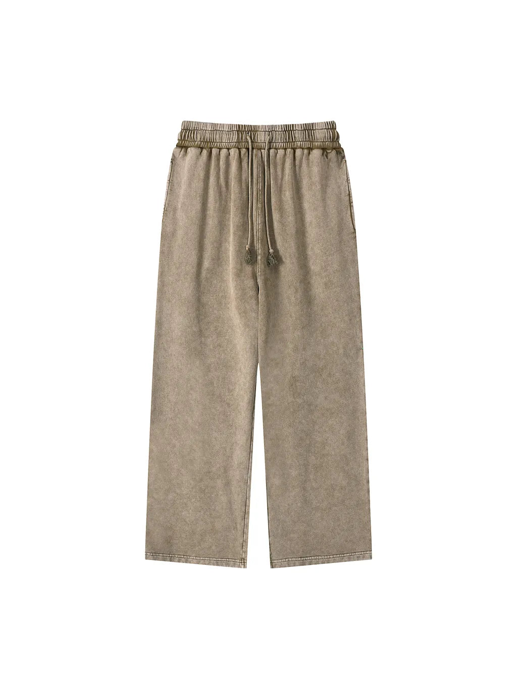 LUXURY TERMINAL - Snow Washed Straight Leg Pants