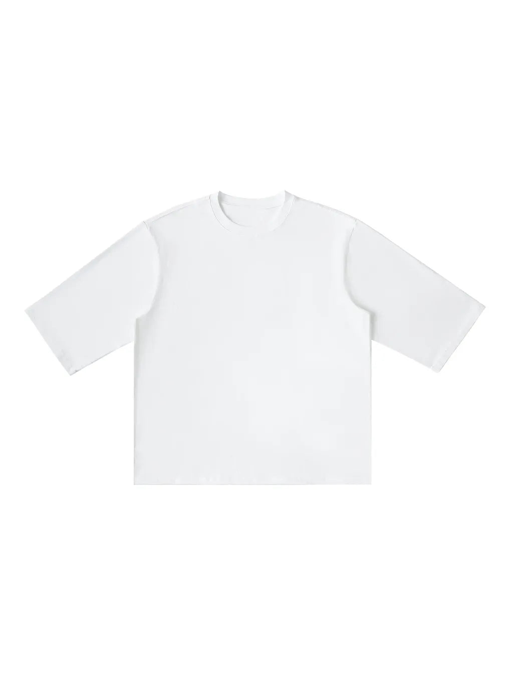 LUXURY TERMINAL - Essential Half Sleeve Ribbed T-Shirt