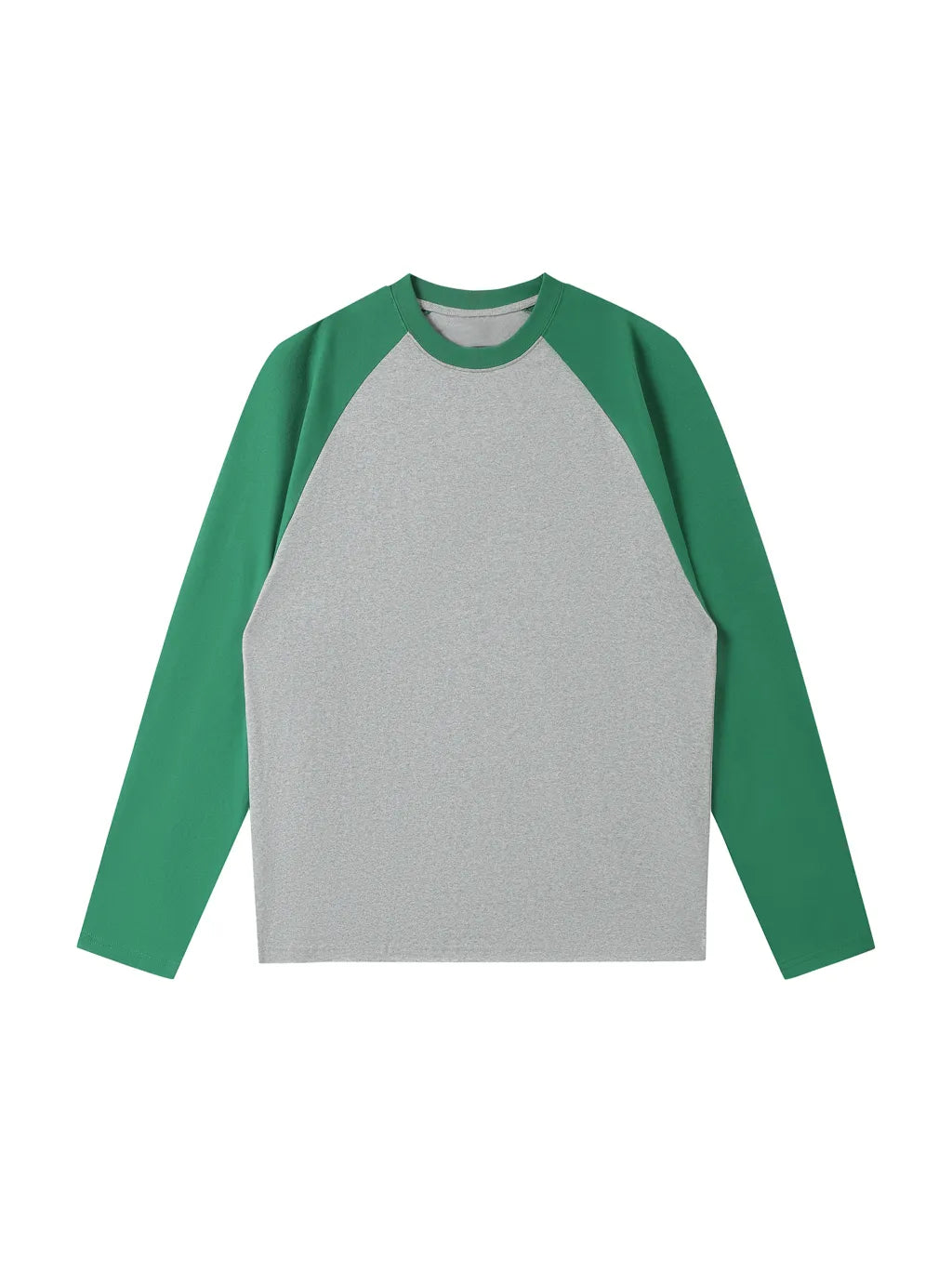 LUXURY TERMINAL -Color-Blocked Raglan Long-Sleeve T-Shirt
