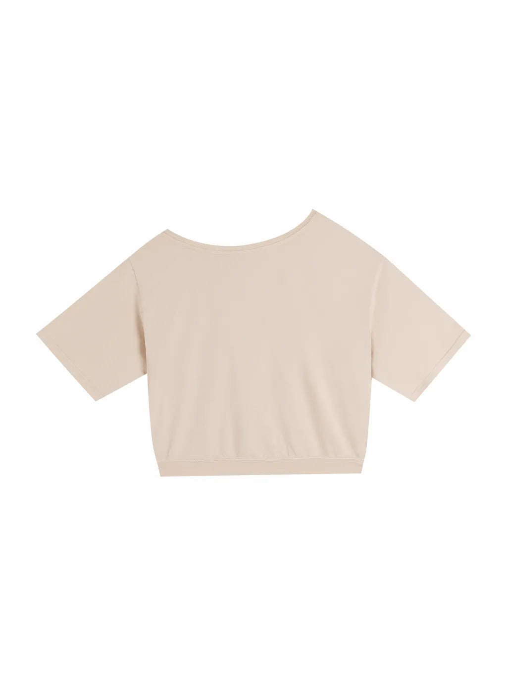 LUXURY TERMINAL - Asymmetric Shoulder Oversized Cotton T-Shirt