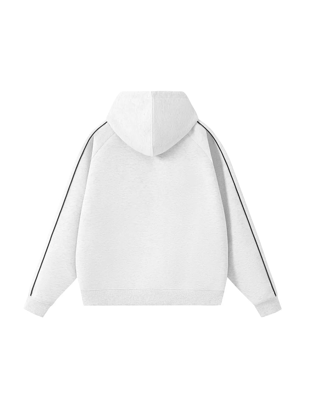 LUXURY TERMINAL - Contrast Piping Raglan Hoodie
