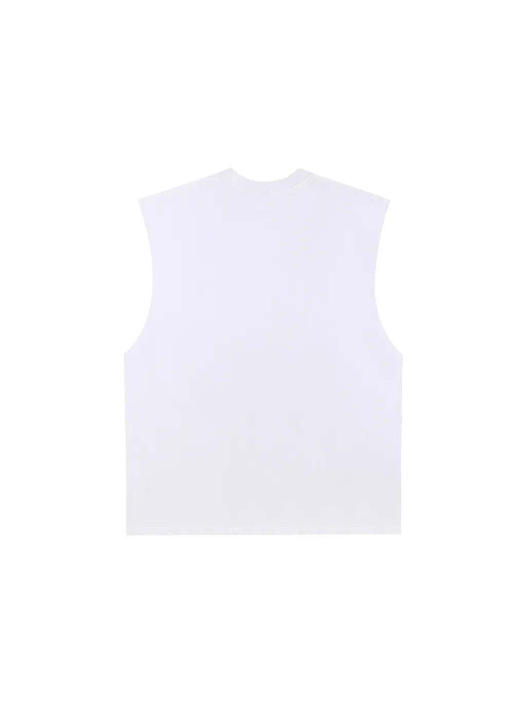 LUXURY TERMINAL - Raw Edge Cotton Tank Top
