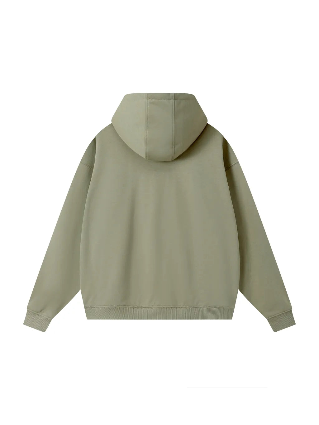 LUXURY TERMINAL - Drop-Shoulder Zip Up Hoodie