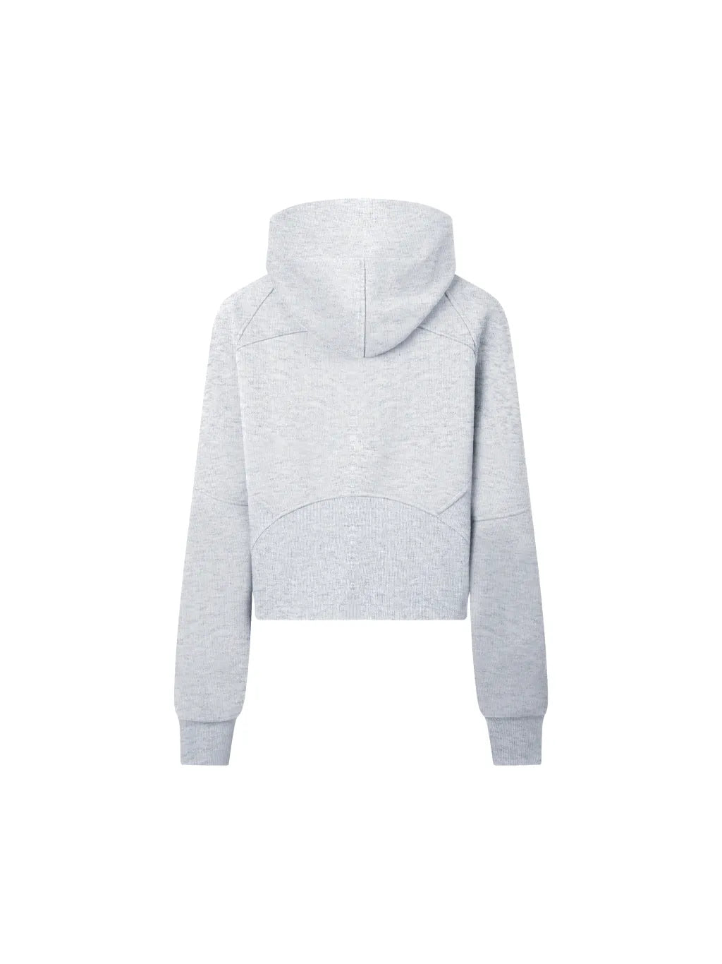 LUXURY TERMINAL - Cropped Half-Zip Hoodie