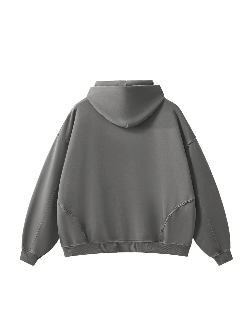 LUXURY TERMINAL - Raw-Seam Enzyme Washed Hoodie