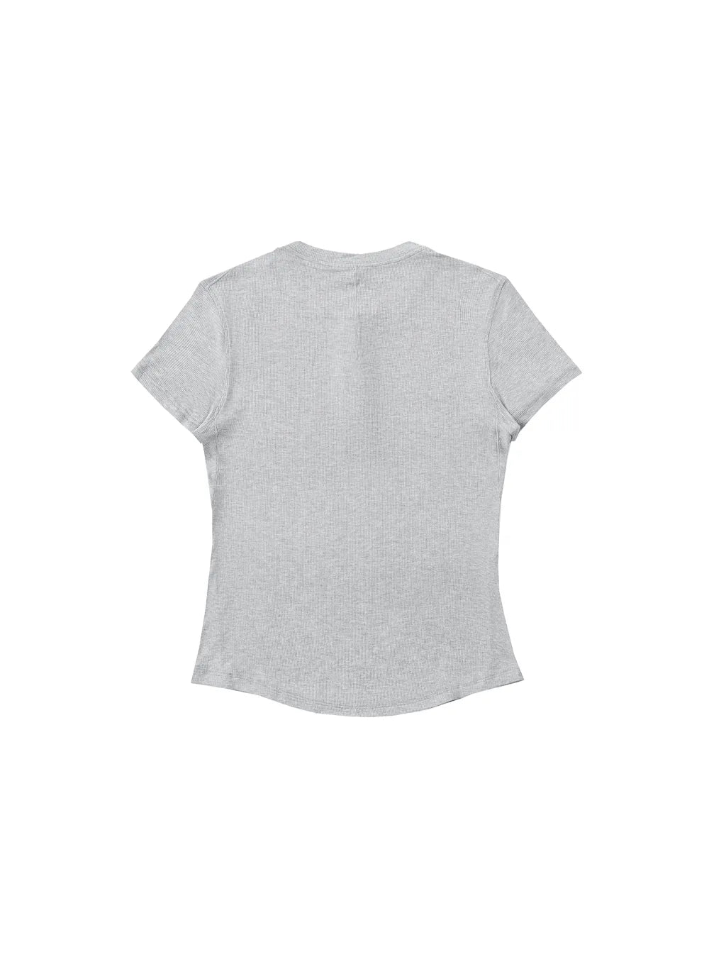 LUXURY TERMINAL - Modal Bodycon Henley Shirt