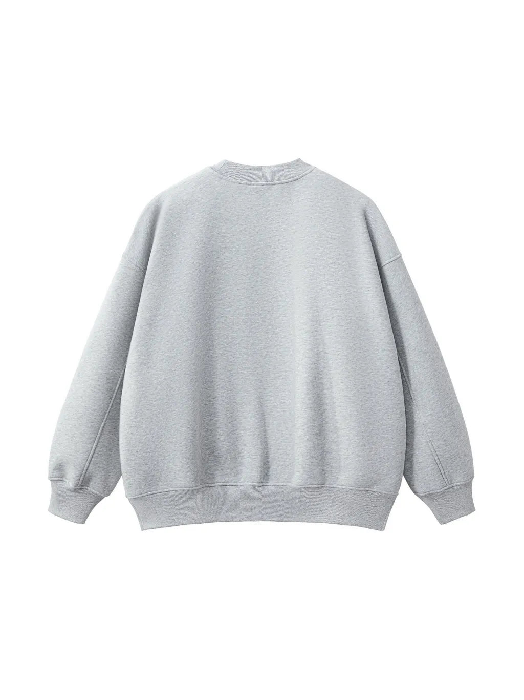 LUXURY TERMINAL - Fleece Side Slit Crewneck Sweatshirt