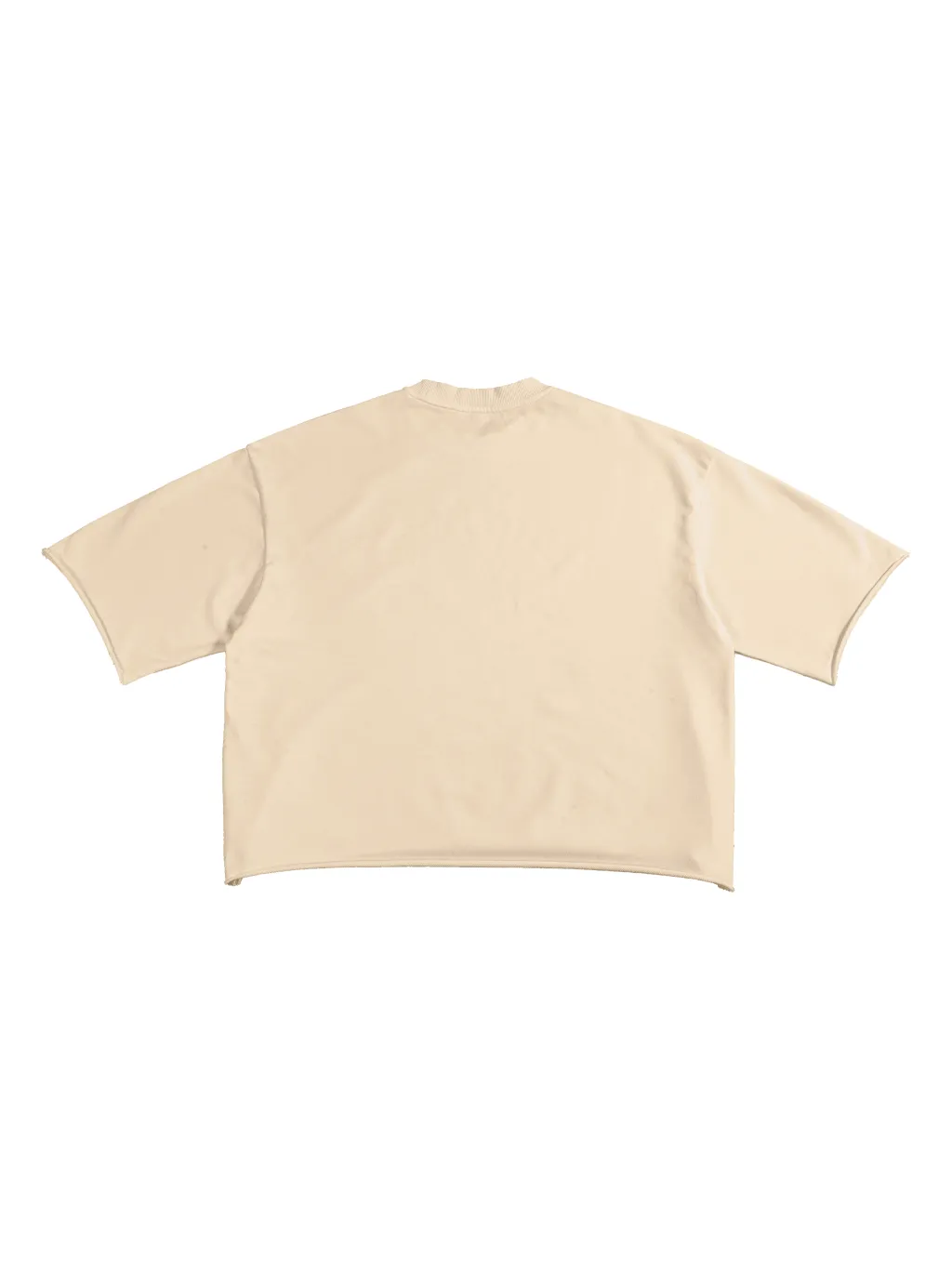 LUXURY TERMINAL - French Terry Raw Edge T-Shirt