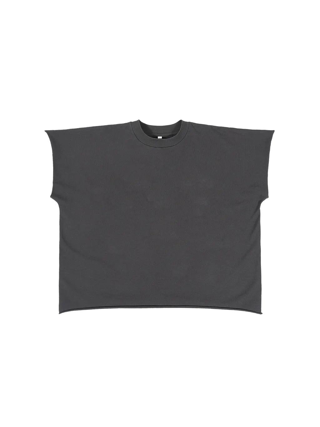 LUXURY TERMINAL - Raw Edge Boxy Non-Shrink T-Shirt