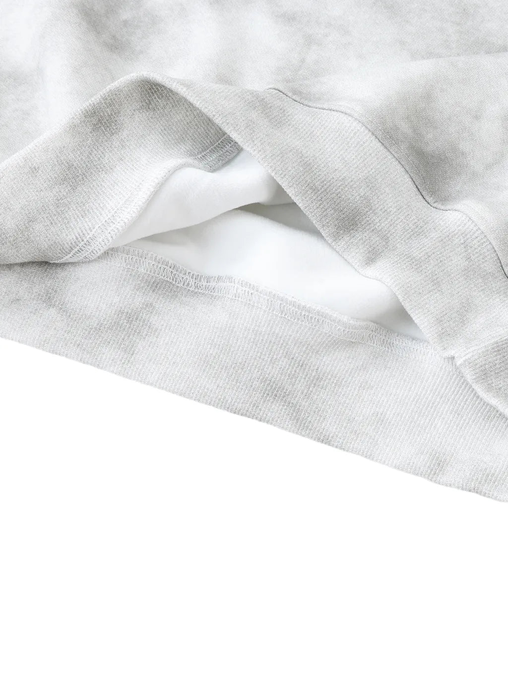 LUXURY TERMINAL - Dirty Washed Boxy Fleeced Sweatshirt
