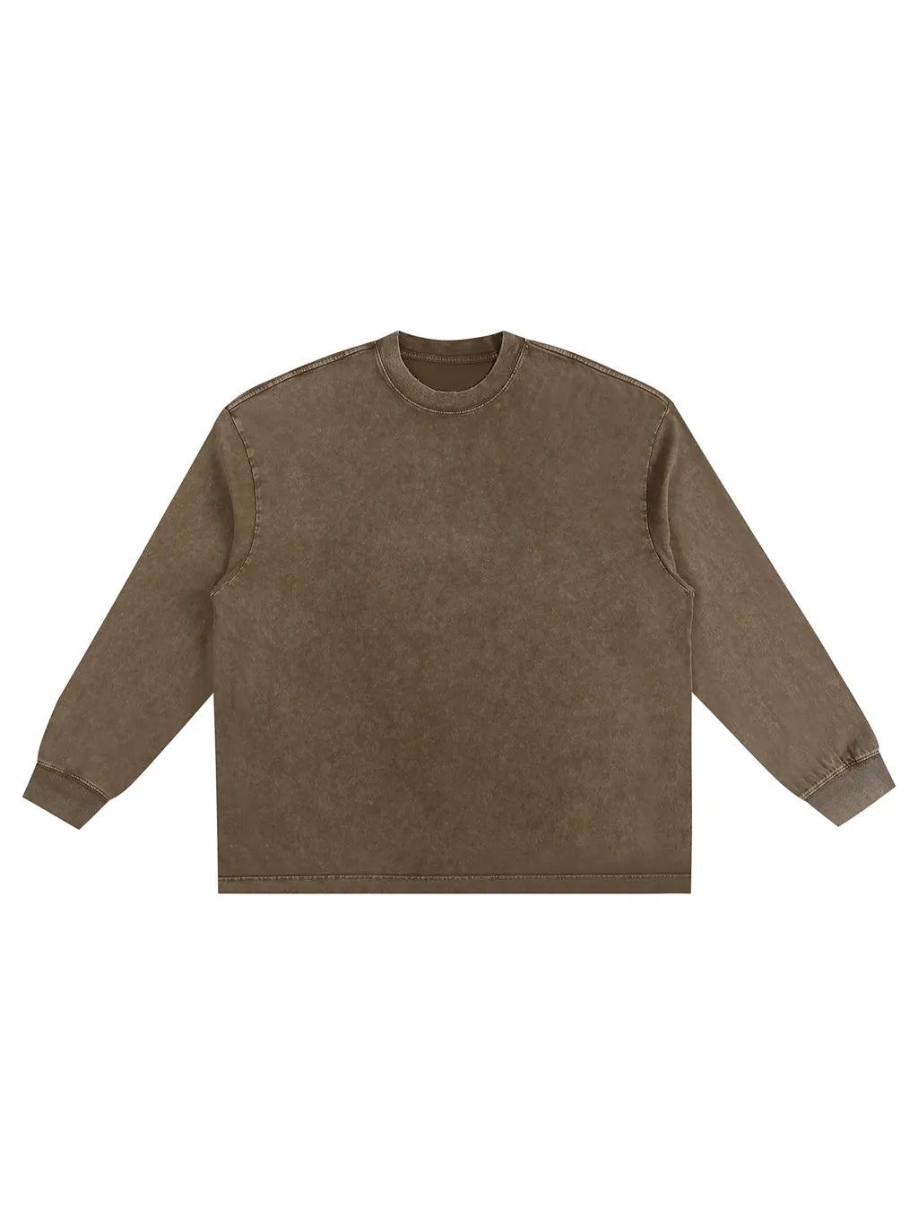 LUXURY TERMINAL - Snow Washed Frayed Edge T-Shirt