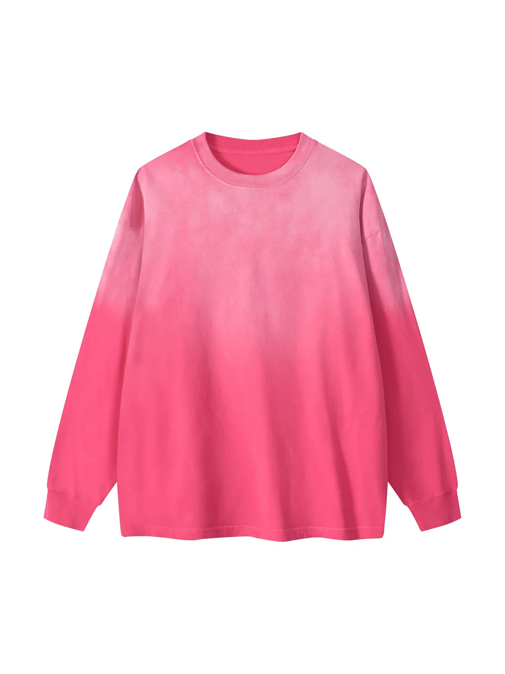 LUXURY TERMINAL - Gradient Washed Long Sleeve T-Shirt