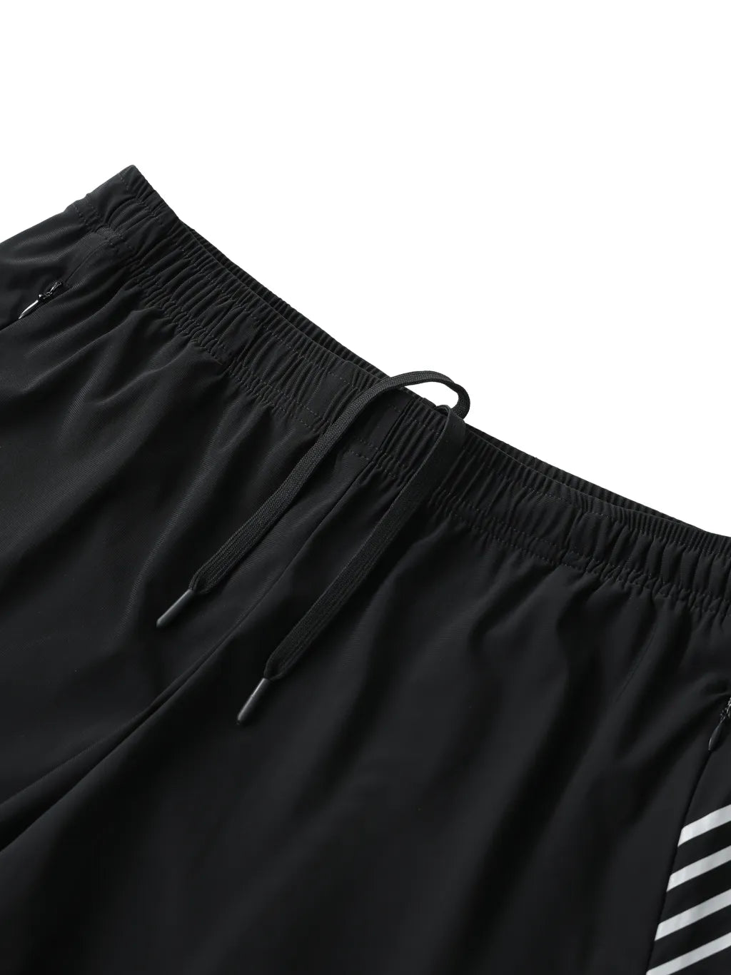 LUXURY TERMINAL - Men's Side-Stripe Performance Shorts