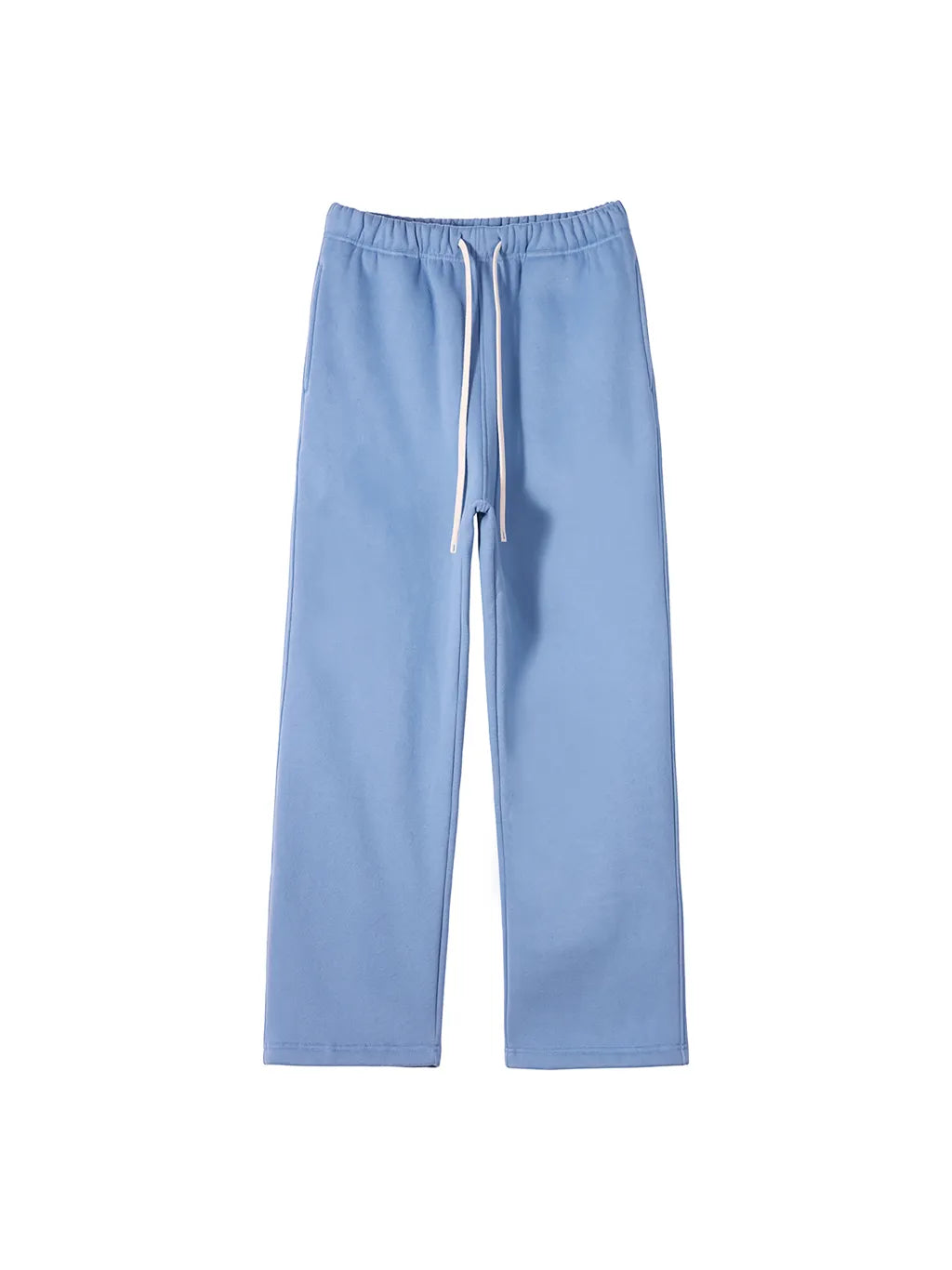 LUXURY TERMINAL - Unisex Solid Color Fleece Straight Leg Pants