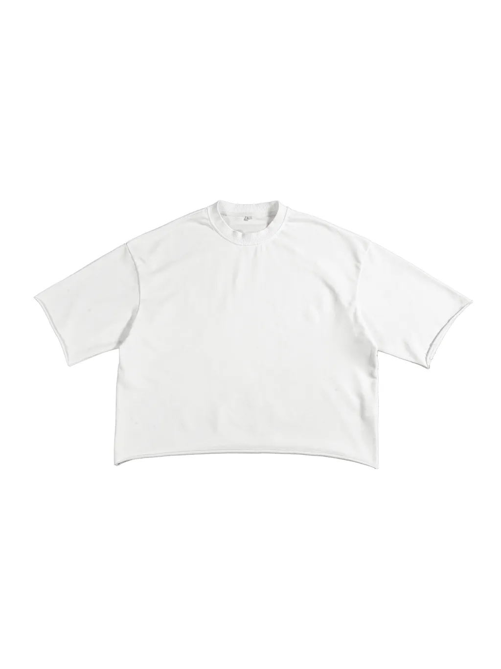 LUXURY TERMINAL - French Terry Raw Edge T-Shirt