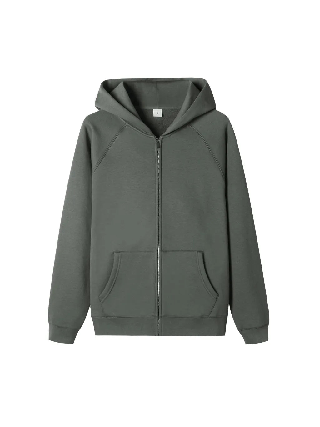 LUXURY TERMINAL - Essential Zip-up Fleece Hoodie
