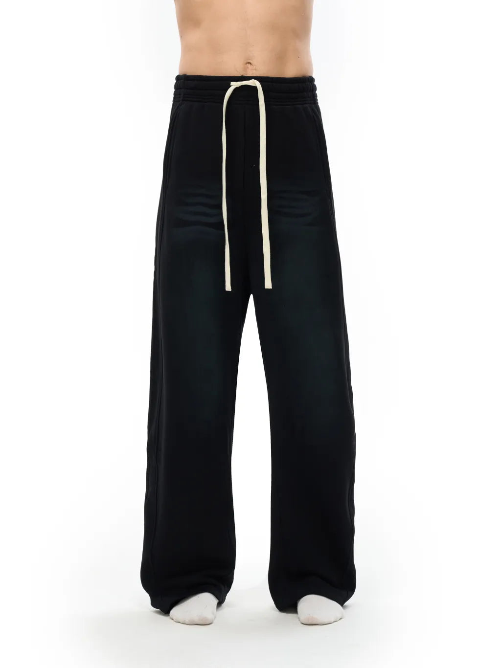 LUXURY TERMINAL - Sunfade Curved Blade Fleece Sweatpants