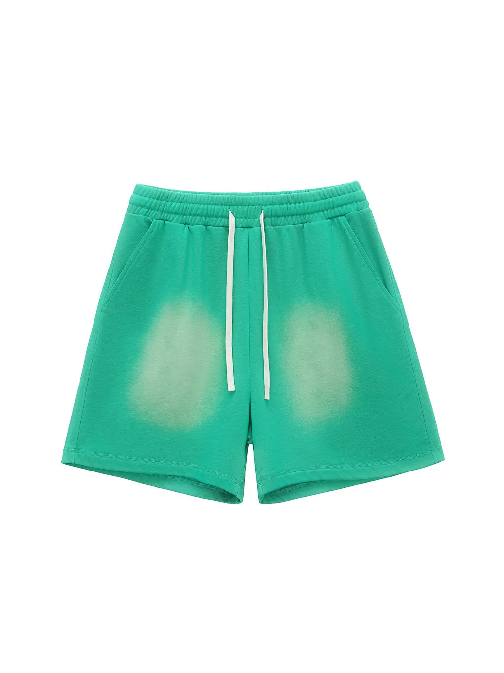 LUXURY TERMINAL - Sun Fade Raw Edge Cotton Shorts