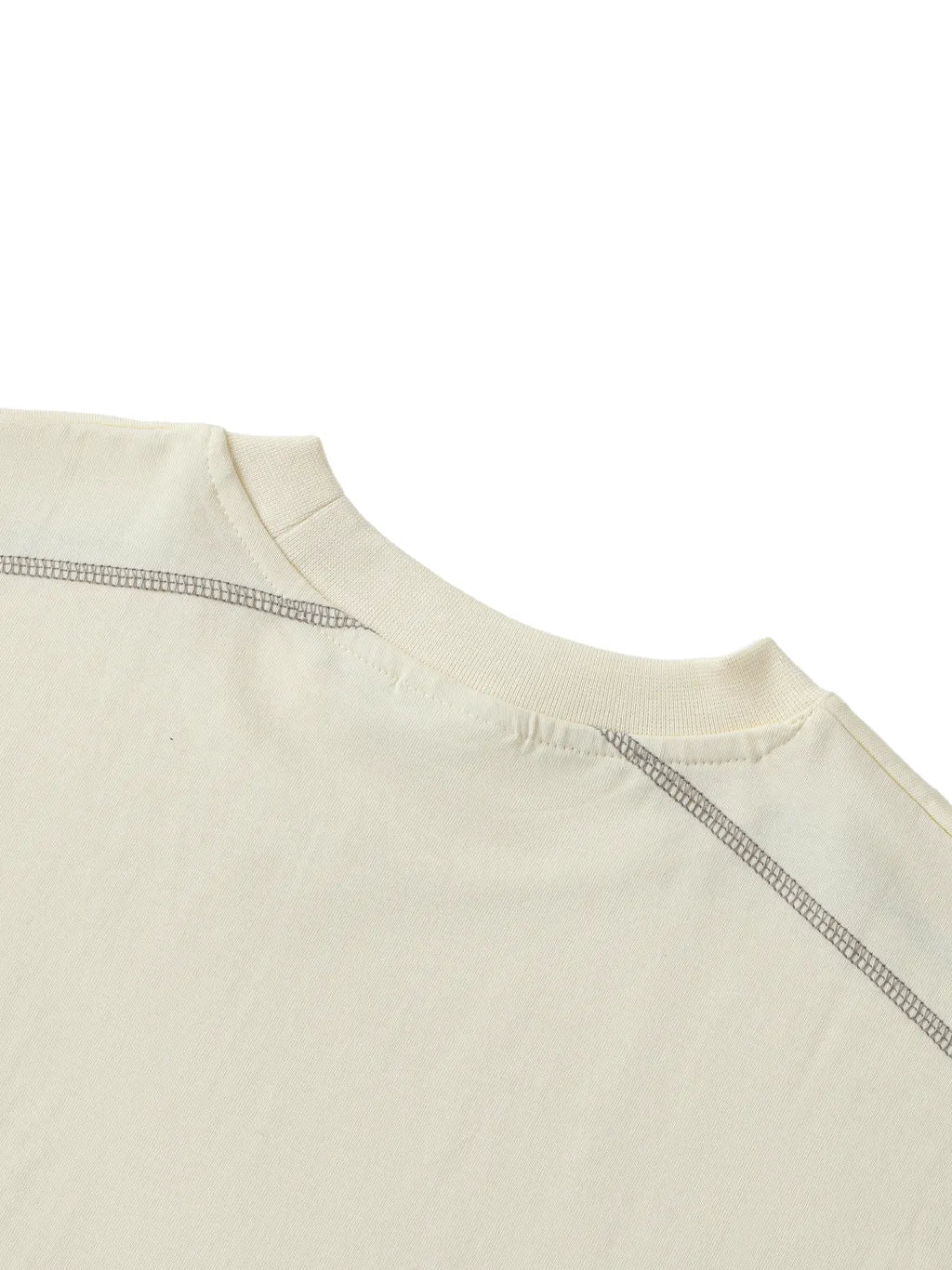 LUXURY TERMINAL - Oversized Contrast-Stitched Cotton Tee