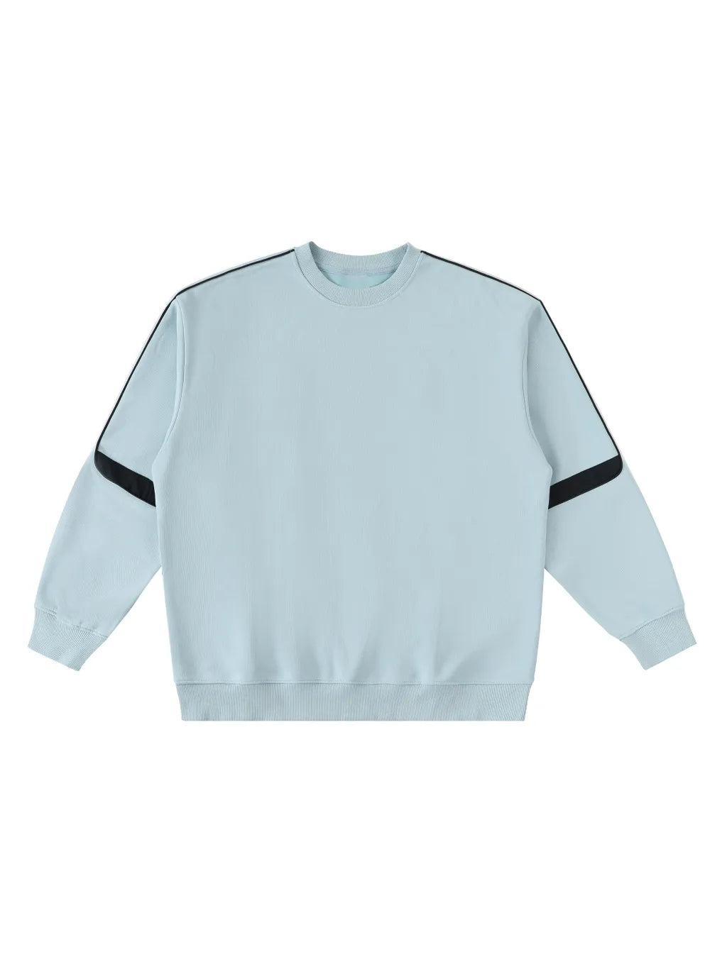 LUXURY TERMINAL - Oversized Crewneck Taped Sweatshirt