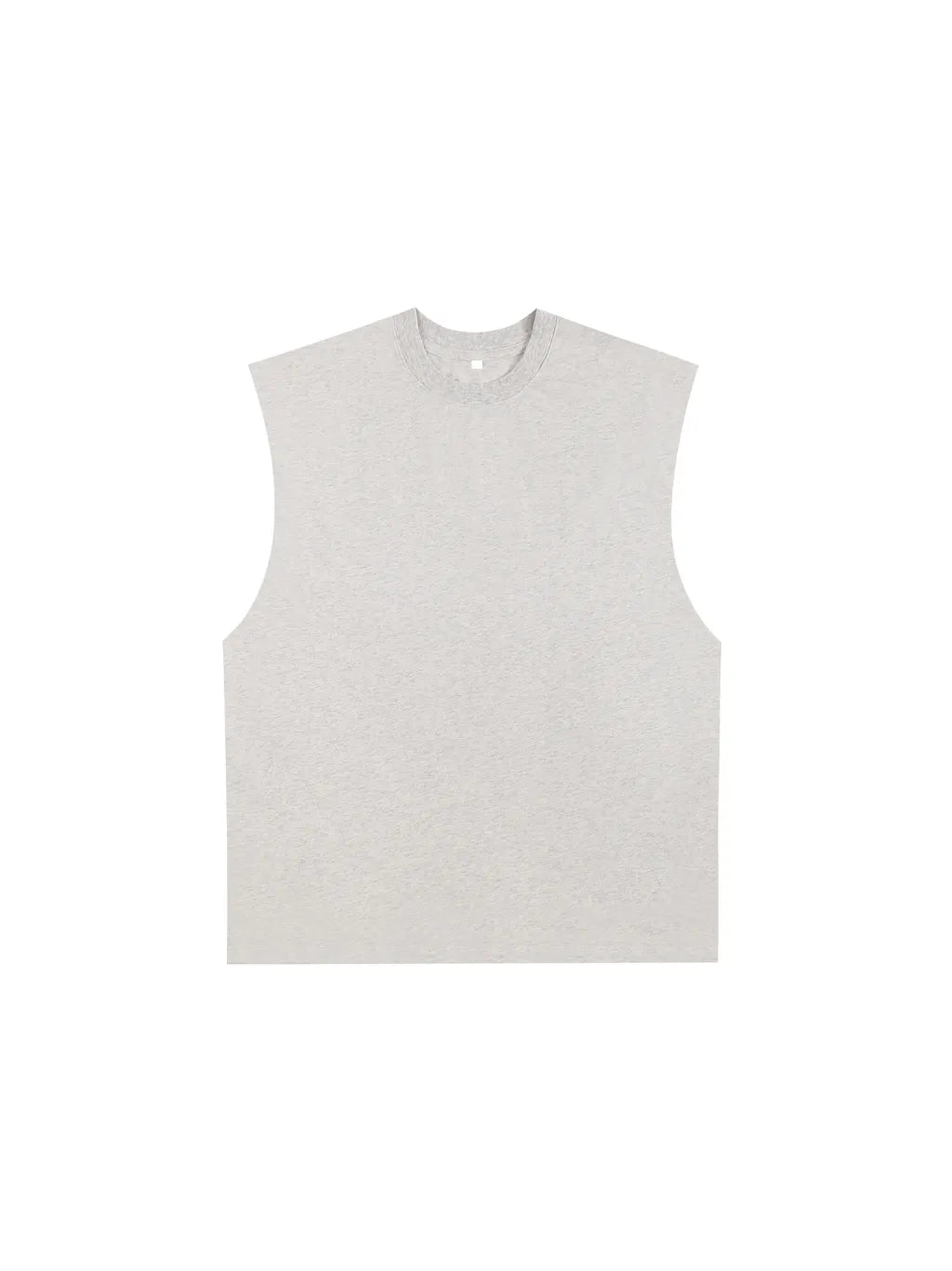 LUXURY TERMINAL - Raw Edge Cotton Tank Top
