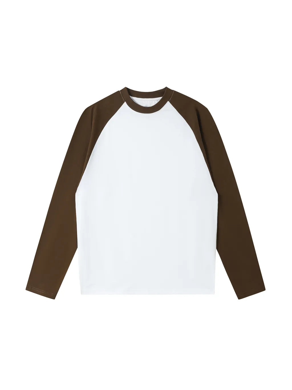 LUXURY TERMINAL -Color-Blocked Raglan Long-Sleeve T-Shirt