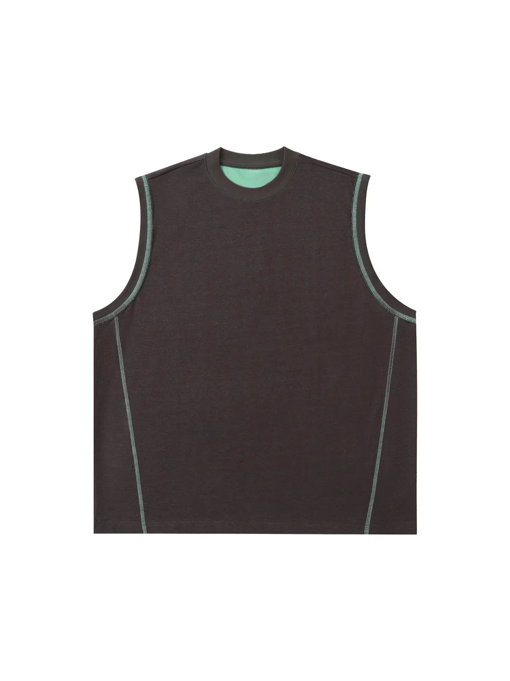 LUXURY TERMINAL - Contrast Panel Cooling Performance Tank Top