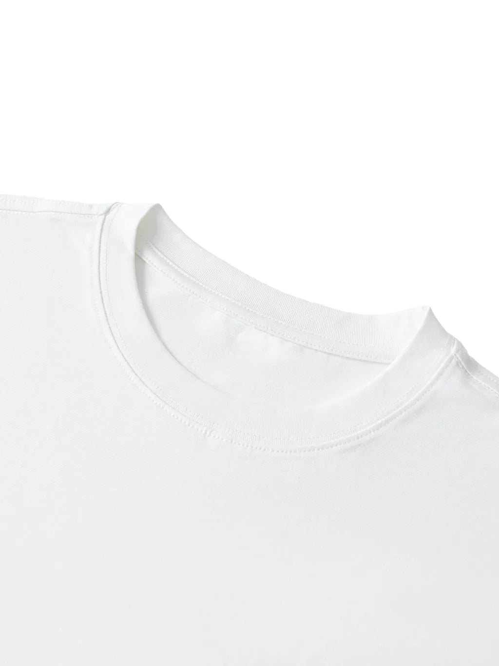 LUXURY TERMINAL - Essential Half Sleeve Ribbed T-Shirt